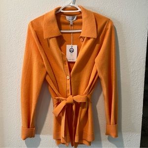 & Other Stories Wool Waist-Tie Cardigan